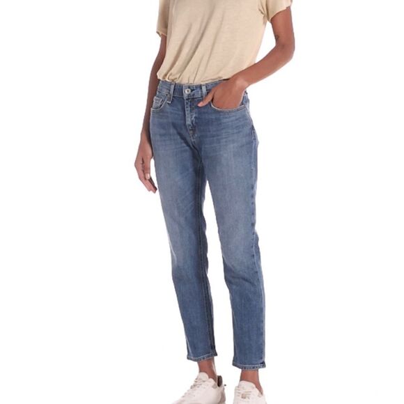 Rag& bone Dre Low-Rise Slim Boyfriend Ankle Jeans size 25 - Picture 2 of 16